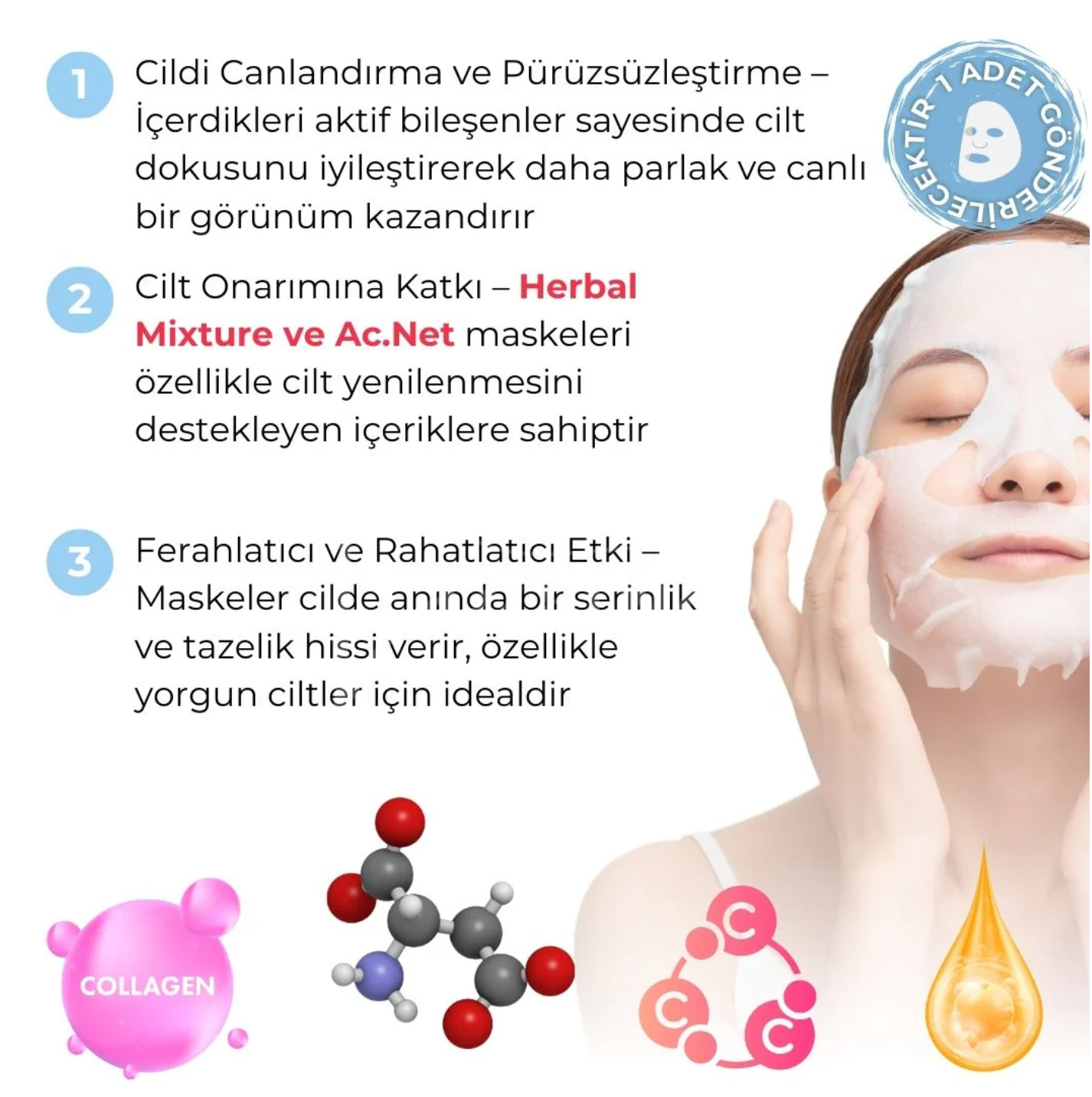Hediye Liarina Yüz Maskesi
