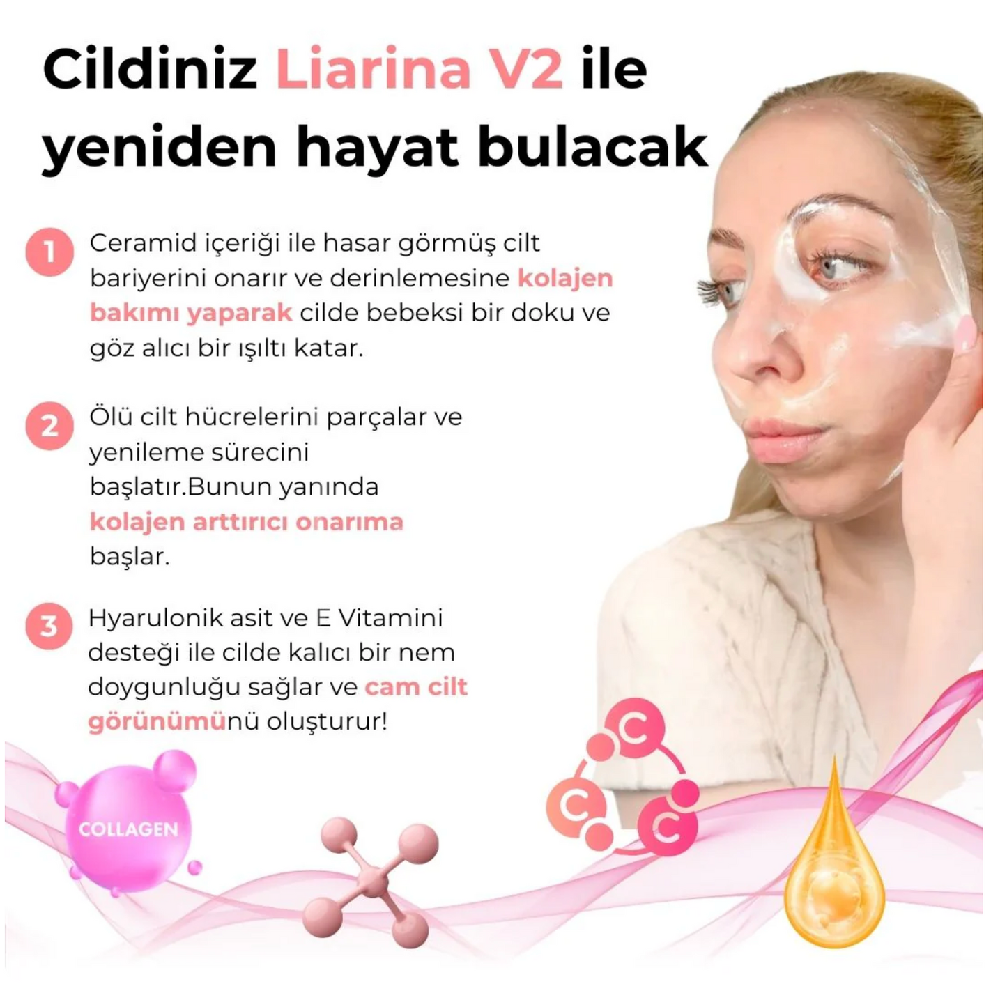 Liarina® Bio Kolajen Maske
